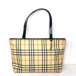 Authentic Burberry large nova check tote bag